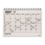 Mark's 2027 Notebook Calendar S, Ivory