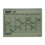 Mark's 2027 Notebook Calendar S, Khaki