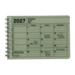 Mark's 2027 Notebook Calendar XS, Khaki