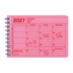 Mark's 2027 Notebook Calendar XS, Pink