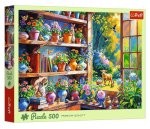 Puzzle Jarní ráno v oranžerii 500 dílků