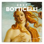 Kalendář 2027 poznámkový: Sandro Botticelli, 30 x 30 cm