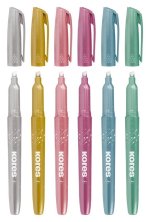 Zvýrazňovače třpitivé Glitter Text Marker 6ks