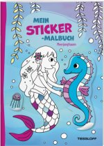 Mein Sticker-Malbuch. Meerjungfrauen