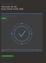 Microsoft AI-103 Exam Study Guide 2026