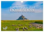 Die Küsten der Normandie vom Mont Saint-Michel bis Étretat (Wandkalender 2027 DIN A4 quer), CALVENDO Monatskalender