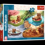 Puzzle 300 Cztery pory roku z kapibarami 23052