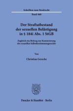Der Straftatbestand der sexuellen Belästigung in § 184i Abs. 1 StGB