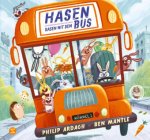 Hasen rasen mit dem Bus