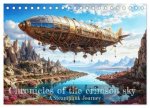 Chronicles of the crimson sky - A Steampunk Journey (Desk Calendar 2027 DIN A5 landscape), CALVENDO 12 Month DeskCalendar