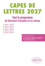 CAPES de Lettres 2027 - Tout le programme de littérature française en un volume