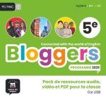 Bloggers 5e - Anglais (2026) - Clé USB avec vidéos/audios