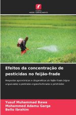 Efeitos da concentração de pesticidas no feijão-frade