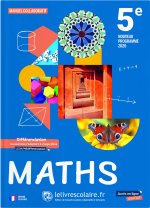 Mathématiques 5e 2026 - manuel