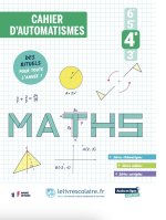 Mathématiques 4e 2026 - cahier d'automatismes