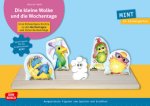Die kleine Wolke und die Wochentage. Erzählschienen-Figurenset