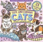 Cute and Curious Cats Artist's Coloring Book (31 Single-Sided Designs on Thick Paper)