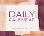 Inspirational Quotes Perpetual Box Calendar