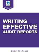 Writing Effective Audit Reports (ASQ Pocket Guide series)