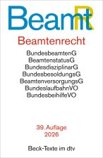 Beamtenrecht. BeamtR