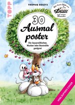 Die bunte Welt von DIDDL und seinen Freunden - 30 Ausmalposter