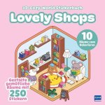 3D-Cozy-World Stickerbuch - Lovely Shops