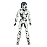 Teenage Mutant Ninja Turtles Action Figure Casey Jones Black & White 18 cm