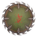 Doom: The Dark Ages Wall Mount Shield Saw 25 x 25 cm