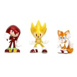Sonic the Hedgehog Nano Metalfigs Diecast Mini Figures 3-Pack 5 cm