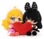 RWBY Plush Figures 2-Pack Valentine's Yang & Blake 15 cm