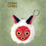 Princess Mononoke Funwari Mini Plush Coin Purse San's Mask