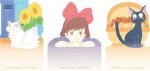 Kiki's Delivery Service Memo Set Kiki, Jiji & Licy