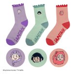 KPop Demon Hunters Socks Set of 3 HUNTR/X