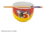 KPop Demon Hunters Ramen Bowl with Chopsticks Mira Spice Queen