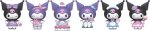 Sanrio Kuromi Party Series Mini Figures Kuromi  5 cm Blind Box Display (12)