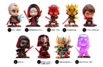 Star Wars Cosbi Mini Figures Dark Side 8 cm Blind Box Display (8)