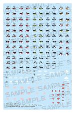 Megami Device M.S.G. Plastic Model Kit 1/1 Yggdrasis Sharpshotter Eye Decal Set