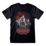 Stranger Things T-Shirt Group with Vecna behind Balck and White Size M