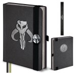 Star Wars The Mandalorian and Grogu Beskar Armour Premium A5 Slider Notebook Display (12) 15 x 21 cm