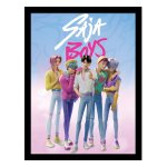KPop Demon Hunters Collector Print Framed Poster Saja Boys