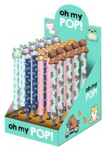 Oh My Pop ! Erasable gel pen Mix - Display (24)