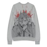 Chainsaw Man Sweater Power Grey Melange Size XXL