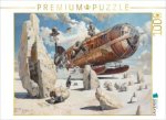 CALVENDO Puzzle Steampunk-Luftschiffe | 1000 Teile Lege-Größe 64x48cm Foto-Puzzle für glückliche Stunden