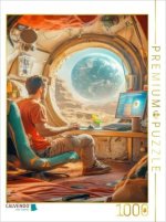 CALVENDO Puzzle Science-Fiction-Visionen der Zukunft | 1000 Teile Lege-Größe 64x48cm Foto-Puzzle für glückliche Stunden