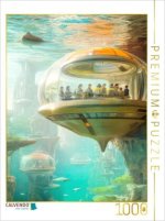 CALVENDO Puzzle Science-Fiction-Zukunftsvision | 1000 Teile Lege-Größe 64x48cm Foto-Puzzle für glückliche Stunden