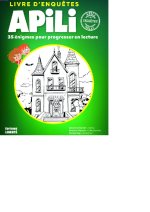 Livre d'enquêtes  - compréhension de lecture