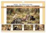 Wölfe - Die Alpha-Familie (Wandkalender 2027 DIN A4 quer), CALVENDO Monatskalender