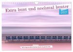 Extra bunt und nochmal bunter (Wandkalender 2027 DIN A4 quer), CALVENDO Monatskalender