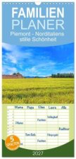 Familienplaner 2027 - Piemont - Norditaliens stille Schönheit mit 5 Spalten (Wandkalender, 21 x 45 cm) CALVENDO