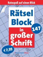 Rätselblock in großer Schrift 147